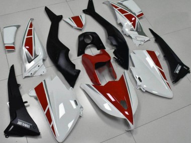 2012-2014 White Red Silver Yamalube Yamaha TMAX530 Motorcycle Fairings UK