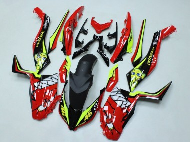 2017-2021 Red Yellow Black Shark 46 Yamaha XMAX300 Motorcycle Fairings UK