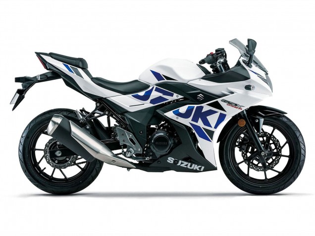 2017-2020 White Blue Black Suzuki GSX250R Motorcycle Fairings UK