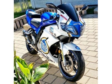 2003-2013 White Blue Lucky Strike Motul Suzuki SV650 Motorcycle Fairings UK