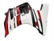2003-2013 White Red Black Suzuki SV650 Motorcycle Fairings UK