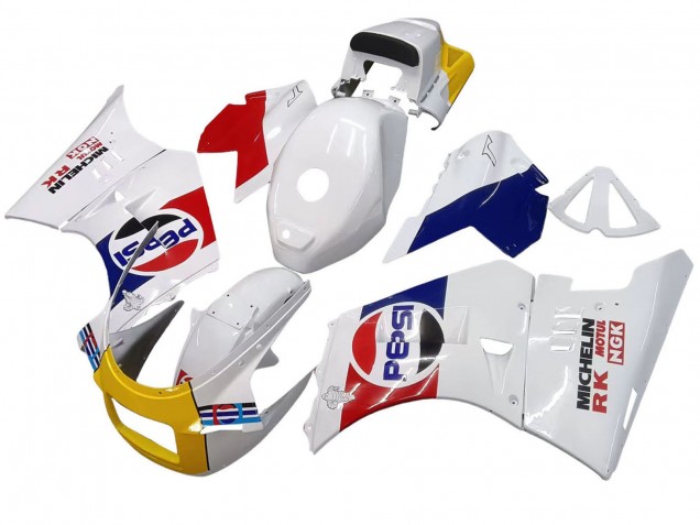 1984-1987 White Red Blue Yellow Motul Michelin Pepsi Suzuki RG400 RG500 RG400/500 Motorcycle Fairings UK