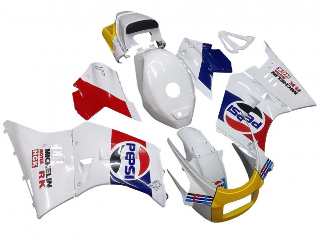 1984-1987 White Red Blue Yellow Motul Michelin Pepsi Suzuki RG400 RG500 RG400/500 Motorcycle Fairings UK