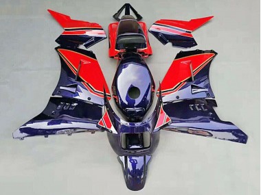 1984-1987 Glossy Dark Blue Red Suzuki RG400 RG500 RG400/500 Motorcycle Fairings UK