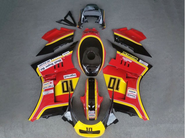 1984-1987 Red Yellow Black 10 Suzuki RG400 RG500 RG400/500 Motorcycle Fairings UK
