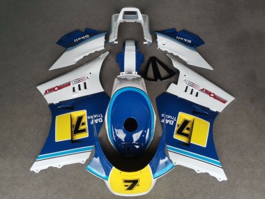 1984-1987 White Blue Yellow 7 Suzuki RG400 RG500 RG400/500 Motorcycle Fairings UK
