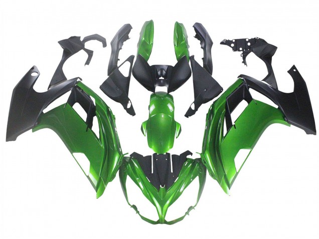 2005-2010 Green Matte Black BMW K1200S Motorcycle Fairings UK
