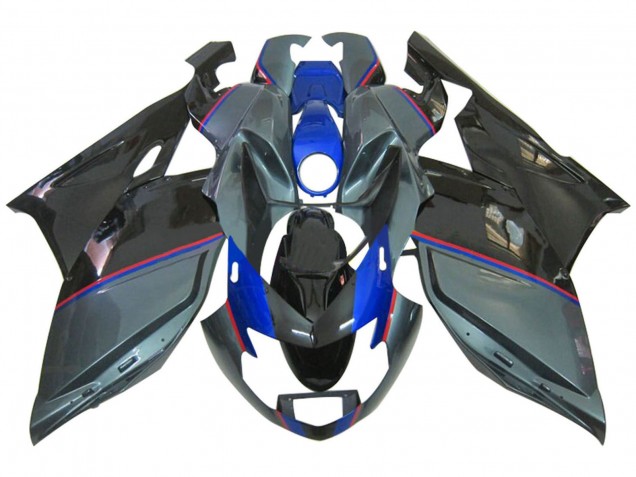 2005-2010 Glossy Black Grey Blue Red BMW K1200S Motorcycle Fairings UK