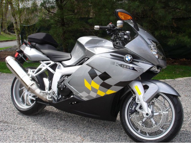 2005-2010 Silver Yellow Black BMW K1200S Motorcycle Fairing UK