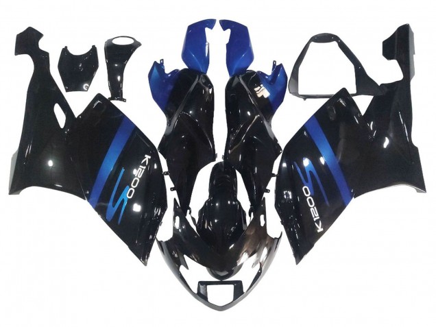 2005-2010 Blue Glossy Black BMW K1200S Motorcycle Fairings UK