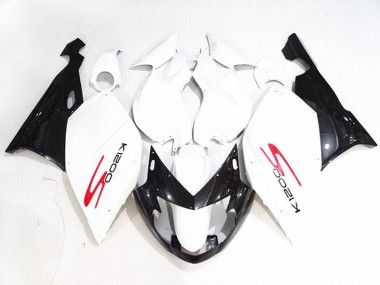 2005-2010 White Glossy Black BMW K1200S Motorcycle Fairings UK