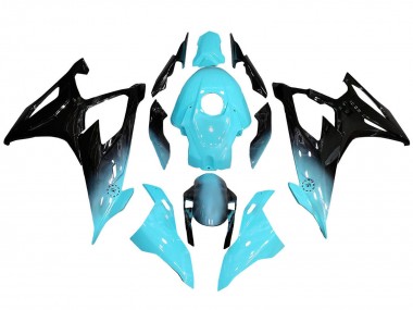 2019-2022 Light Blue Black BMW S1000RR Motorcycle Fairings UK