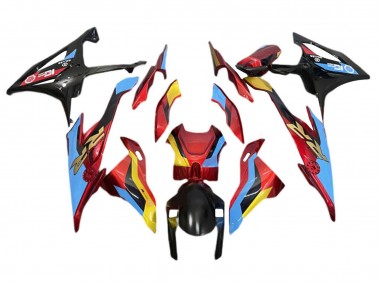 2019-2022 Light Blue Red Gold BMW S1000RR Motorcycle Fairings UK