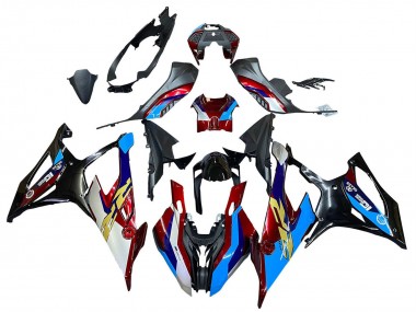 2019-2022 White Blue Red Black BMW S1000RR Motorcycle Fairing UK