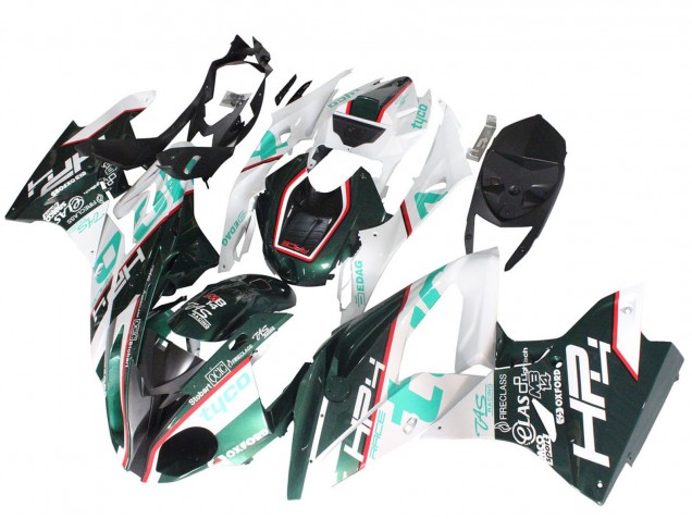 2015-2016 White Green Black BMW S1000RR Motorcycle Fairings UK