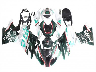 2015-2016 White Green Black BMW S1000RR Motorcycle Fairings UK