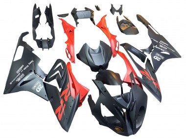 2015-2016 Matte Black Red BMW S1000RR Motorcycle Fairings UK