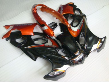 2004-2006 Glossy Black Orange Suzuki GSX600F/GSX750F Motorcycle Fairings UK