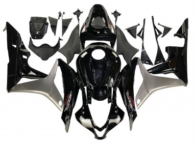 2007-2008 Silver Glossy Black Honda CBR600RR Motorcycle Fairing Kits UK