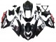 2008-2010 Matte Black Red White Suzuki GSXR 600 / GSXR 750 Motorcycle Fairings UK