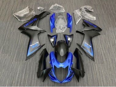2011-2024 Blue Matte Black Suzuki GSXR 600 / GSXR 750 Motorcycle Fairing Kits UK