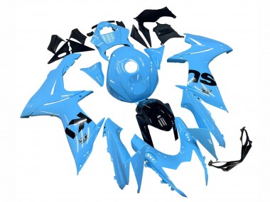 2011-2024 Light Blue Black Suzuki GSXR 600 / GSXR 750 Motorcycle Fairings UK