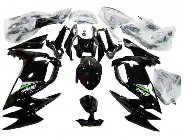 2020-2026 Glossy Black Green Kawasaki Ninja 650 EX650 Motorcycle Fairings UK