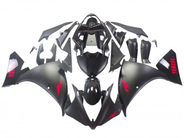 2012-2014 Glossy Black Matte Black Red Yamaha YZF 1000 R1 Motorcycle Fairings UK