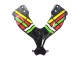 2013-2017 Glossy Black Yellow Red Green Blue White Kawasaki EX300 Motorcycle Fairings UK