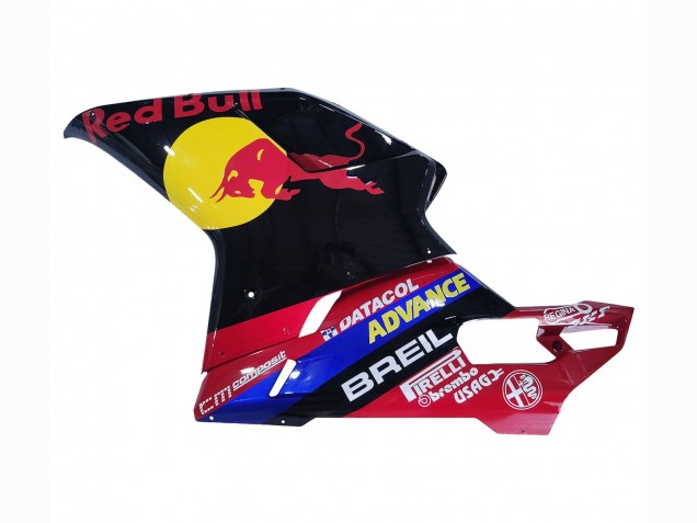 2007-2014 Glossy Black Yellow Blue Red Bull Ducati 848/1098/1198 Motorcycle Fairings UK