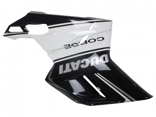 2007-2014 White Glossy Black Corse Ducati 848/1098/1198 Motorcycle Fairings UK