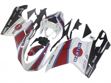 2007-2014 White Red Blue Glossy Black Martini Ducati 1098 Motorcycle Fairings UK