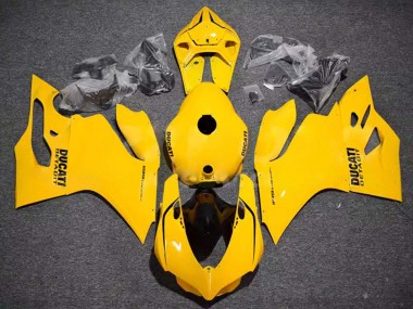 2011-2014 Glossy Yellow Ducati Panigale 899/1199 Motorcycle Fairings UK