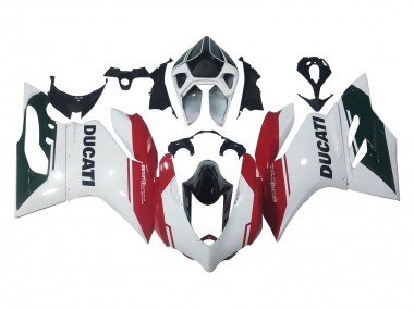 2011-2014 White Red Glossy Black Ducati Panigale 899 Motorcycle Fairings UK