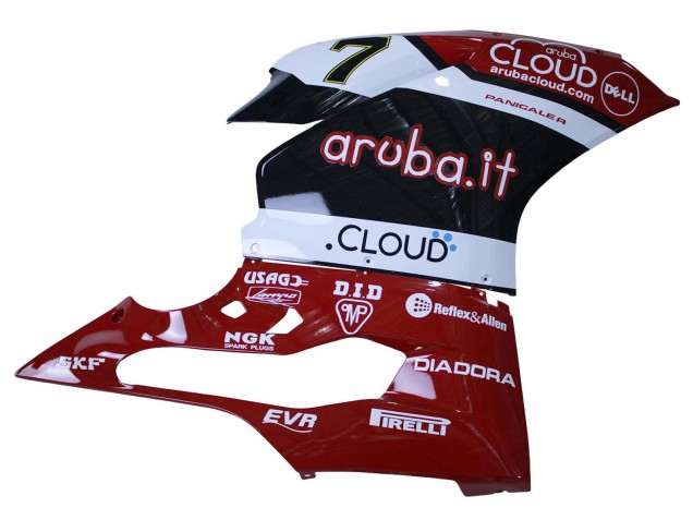 2015-2020 White Red Black Aruba 7 Ducati 959/1299 Motorcycle Fairings UK