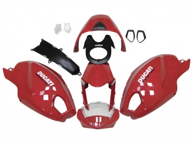 2008-2012 Red White Ducati Monster 696 796 1100 1100S Motorcycle Fairings UK