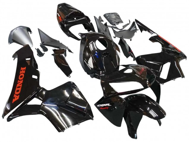 2005-2006 Glossy Black Honda CBR600RR Motorcycle Fairings UK