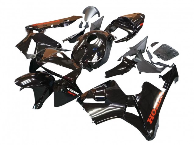 2005-2006 Glossy Black Honda CBR600RR Motorcycle Fairings UK