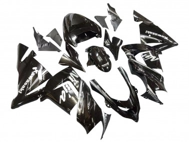 2004-2005 Glossy Black Ninja Kawasaki ZX10R Motorcycle Fairings UK