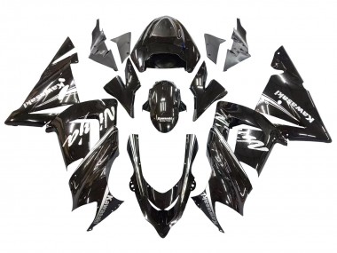 2004-2005 Glossy Black Ninja Kawasaki ZX10R Motorcycle Fairings UK