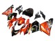 2004-2005 Burnt Orange Black Monster Elf Kawasaki ZX10R Motorcycle Fairings UK
