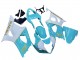2003-2004 White Light Blue Gold Suzuki GSXR 1000 Motorcycle Fairings UK