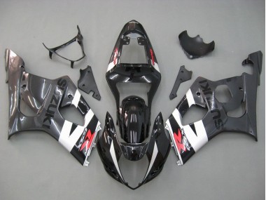 2003-2004 Glossy Black White Grey Red Suzuki GSXR 1000 Motorcycle Fairings UK
