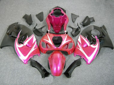 1996-2007 Pink White Black Suzuki GSXR 1300 Hayabusa Motorcycle Fairings UK