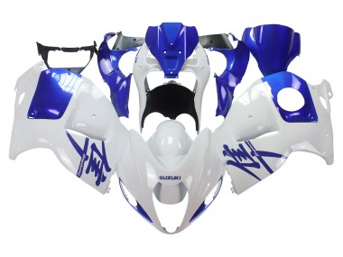 1996-2007 White Blue Hayabusa Suzuki GSXR 1300 Hayabusa Motorcycle Fairings UK