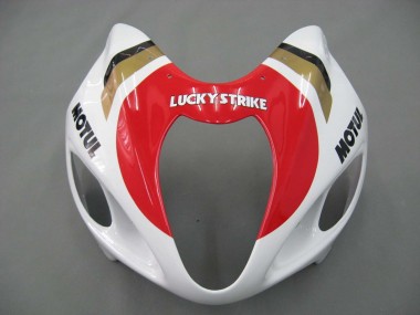 1996-2007 White Red Motul Suzuki GSXR 1300 Hayabusa Motorcycle Fairings UK