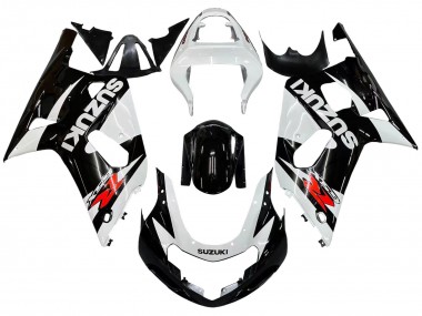 2001-2003 White Glossy Black Red Suzuki GSXR 600 / GSXR 750 Motorcycle Fairings UK
