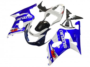 2001-2003 White Blue Glossy Black Red Suzuki GSXR 600 / GSXR 750 Motorcycle Fairing UK