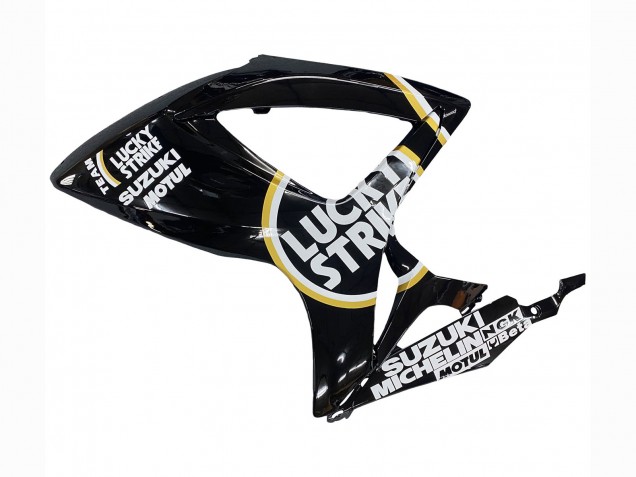 2006-2007 Glossy Black White Motul Lucky Strike Suzuki GSXR 600 / GSXR 750 Motorcycle Fairings UK