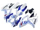 2006-2007 White Blue Flame Suzuki GSXR 600 / GSXR 750 Motorcycle Fairings UK